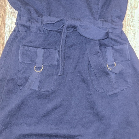 Elegant Navy Cremieux Shirt/Polo Dress - Picture 3 of 7